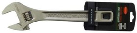 Фото 1/2 RF-649250, Ключ разводной 250мм 10" (захват 30мм) с держателем ROCKFORCE