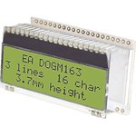 EA DOGM163E-A, LCD Character Display Modules & Accessories STN(+) Transmissive ...