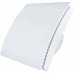 Вытяжной бесшумный вентилятор для ванной Mmotors ММР 100 пластик белый, тонкий 0702