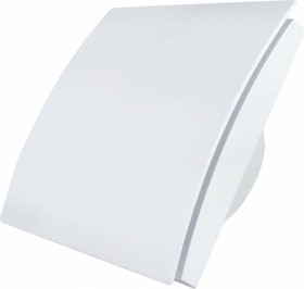Вытяжной бесшумный вентилятор для ванной Mmotors ММР 100 пластик белый, тонкий 0702