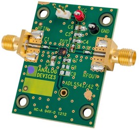 Фото 1/2 ADL5542-EVALZ, RF Development Tools 20 MHz to 6 GHz RF/IF Gain Block, Fixed Gain of 20 dB