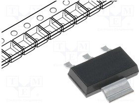 BSP76 E6433, Power Switch ICs - Power Distribution NPN Silicon AF TRANSISTOR