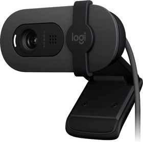 Фото 1/10 Web-камера Logitech HD Webcam Brio 90, графитовый [960-001581]