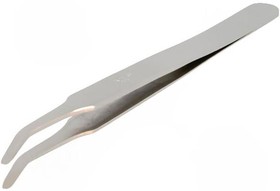 Фото 1/3 5-061, 115 mm, Stainless Steel, Flat; Rounded, ESD Tweezers