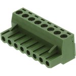 MCTC-10D08, TERMINAL BLOCK PLUGGABLE, 8 POSITION, 24-12AWG, 5.08MM