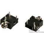 4832.232, RECEPTACLE, 3.5MM PHONO, THT, R/A, 3WAY