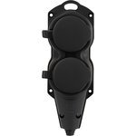 Колодка ЭРА KX-2e-B-IP44 каучуковая с заземлением 2 розетки 16A IP44 черная Б0068451