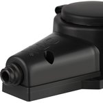 Колодка ЭРА KX-3e-B-IP44 каучуковая с заземлением 3 розетки 16A IP44 черная Б0068453