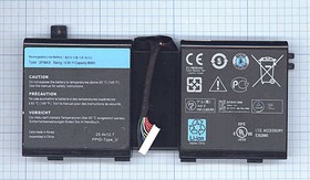 Фото 1/3 Аккумулятор 2F8K3 для ноутбука Dell Alienware M17x-R5 14.4V 86Wh (5800mAh) черный Premium