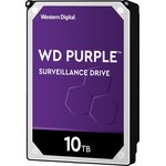 WD102PURX, Жесткий диск, HDD WD SATA3 10Tb Purple 7200 256Mb 1 year ocs
