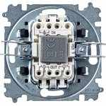 ABB EPJ Levit слоновая кость / белый Переключатель 1-кл, с ориент, подсветкой