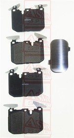 Фото 1/2 AKD-19109, КОЛОДКИ ТОРМОЗНЫЕ ДИСКОВЫЕ ПЕРЕДНИЕ