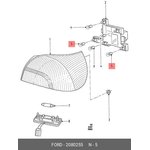 2080255, ЛАМПОЧКА 12V 21W/BULB 12V 21W