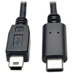 U040-006-MINI, USB Cables / IEEE 1394 Cables 6FT USB 2.0 5-PIN MINI B/C CBL