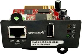 Фото 1/8 SNMP-адаптер Powercom NetAgent 1-port (DA807)