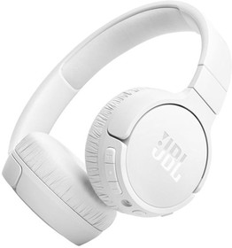 Фото 1/6 Наушники JBL Tune 670NC, Bluetooth, накладные, белый [jblt670ncwht]