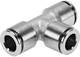 Фото 1/2 NPQH-T-Q10-E-P10, Push-In T-Connector, 49mm, Compressed Air, NPQH