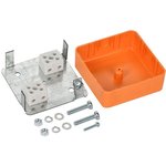 UKF10-75-75-028-4-4-09, Коробка расп. огн. ПС 75х75х28мм 4P 4мм2 IP44