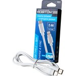 ROBITON P21 USB TYPE-C - 8pin (AppleLightning), Charge&Sync, 1м белый BL1, Кабель USB