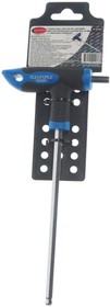 Фото 1/8 RF-76506G, Ключ шестигранный Т-образный 6мм HEX шаровый с резиновой ручкой L=150мм с держателем ROCKFORCE