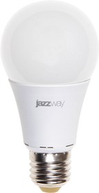 Фото 1/3 Jazzway Лампа светодиодная (LED) «груша» d60мм E27 240° 11Вт 220-230В матовая тепло-белая желтая 3000К