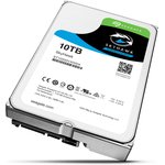 10TB Seagate SkyHawk (ST10000VX0004) {SATA 6 Гбит/с, 7200 rpm, 256 mb buffer ...