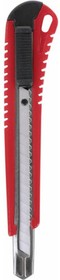Фото 1/5 Канцелярский нож Profit, 9 мм, усиленный, металлические направляющие, автофиксатор, ассорти 237082