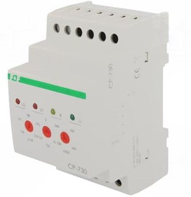 Фото 1/2 CP-730, Модуль: реле контроля напряжения, DIN, SPDT, 250ВAC/8А, IP20