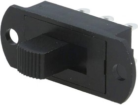 Фото 1/3 S602031SS03Q, Panel Mount Slide Switch DPDT 12 A @ 125 V ac Slide