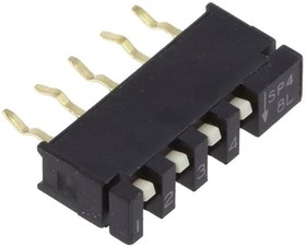 SPA04B, DIP Switches / SIP Switches SIP VERT 4 POS