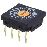 FR01FR16P-S, Coded Rotary Switches 10MM HEXADECIMAL 16P REAL CODED