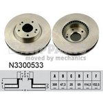 n3300533, Диск тормозной Sonata V 05-