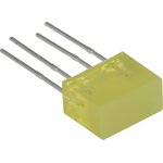 L-835/2YDT, Светодиодный модуль 5х10мм/желтый/ 588нм/5-10мкд/120°