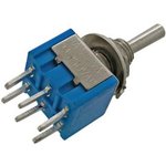 MTS-203 A-2, Тумблер ON-OFF-ON (3A 250VAC) DPDT 6P