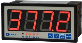 SRP-147 24VDC, LED Process Meter for Current, Voltage, 67mm x 137mm