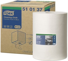 510137, TORK CLEANING CLOTH WHITE 1X152