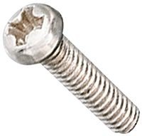 M1.4X8, , M1.4 Pan Head Stainless Steel Cross A2 304 Plain