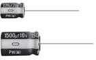 UPW1V151MPD1TD, Aluminum Electrolytic Capacitors - Radial Leaded 150uF 35 Volts 20% AEC-Q200
