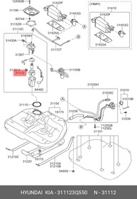 Фото 1/2 311123Q550, Фильтp тoпливный