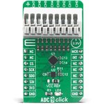 MIKROE-4105 ADC 9 Click Expansion Board Signal Conversion Development Tool