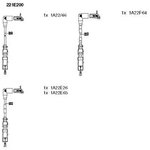 221E200, BR-221E200_к-кт проводов!\ Audi A4 1.6 AHL 96 , VW Passat 1.6 AHL/ANA 96