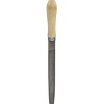 Полукруглый напильник 150 мм, №2, деревянная ручка 40-1-641