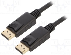 CD0101, Кабель; DisplayPort 1.2,HDCP; вилка DisplayPort,с обеих сторон