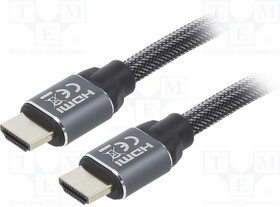 CCBP-HDMI-5M, Кабель; HDMI 2.0; вилка HDMI,с обеих сторон; 5м; черный; 28AWG