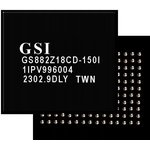 GS882Z18CD-150I, SRAM 2.5 or 3.3V 512K x 18 9M