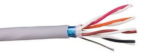Фото 1/4 78154 SL005, Multi-Conductor Cables 28AWG 4PR FOIL 100 FT SPOOL SLATE