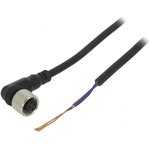 CLA2-5, Соединительный кабель; M12; PIN: 2; угловой; 5м; вилка; Серия: CL