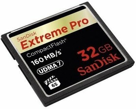 Фото 1/3 Карта памяти 32Gb Compact Flash SanDisk Extreme Pro (SDCFXPS-032G-X46)