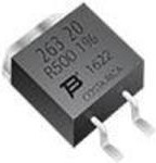Фото 1/3 PWR263S-35-50R0F, SMD чип резистор, силовой, TO-263 (D2PAK), 50 Ом, Серия PWR263, 250 В, Толстая Пленка, 35 Вт