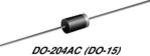 Фото 1/2 P6KE180A-E3/54, Diode TVS Single Uni-Dir 154V 600W 2-Pin DO-15 T/R